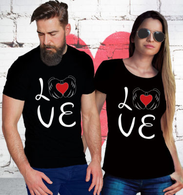 Couples Valentine T-shirt | T-shirt Loot – Customized T-shirts India ...